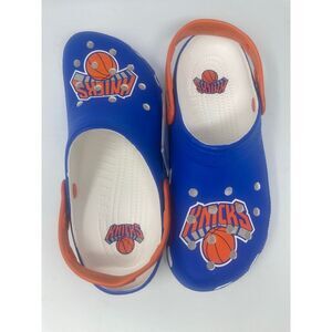 Crocs New‎ York Knicks Classic Clogs NBA 208862-100 Basketball Mens Size 10 NEW